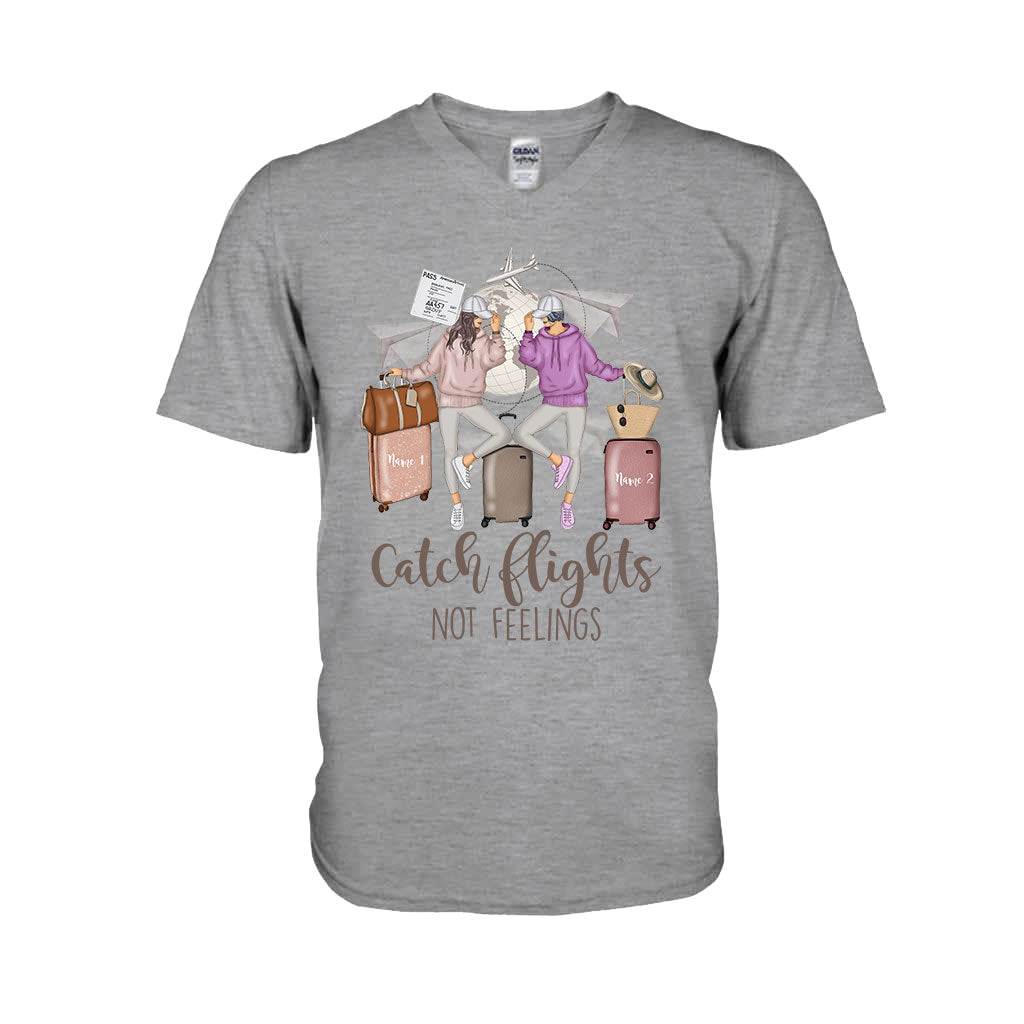 Reiselust statt Gefühle – Personalisiertes Reise-T-Shirt und Hoodie