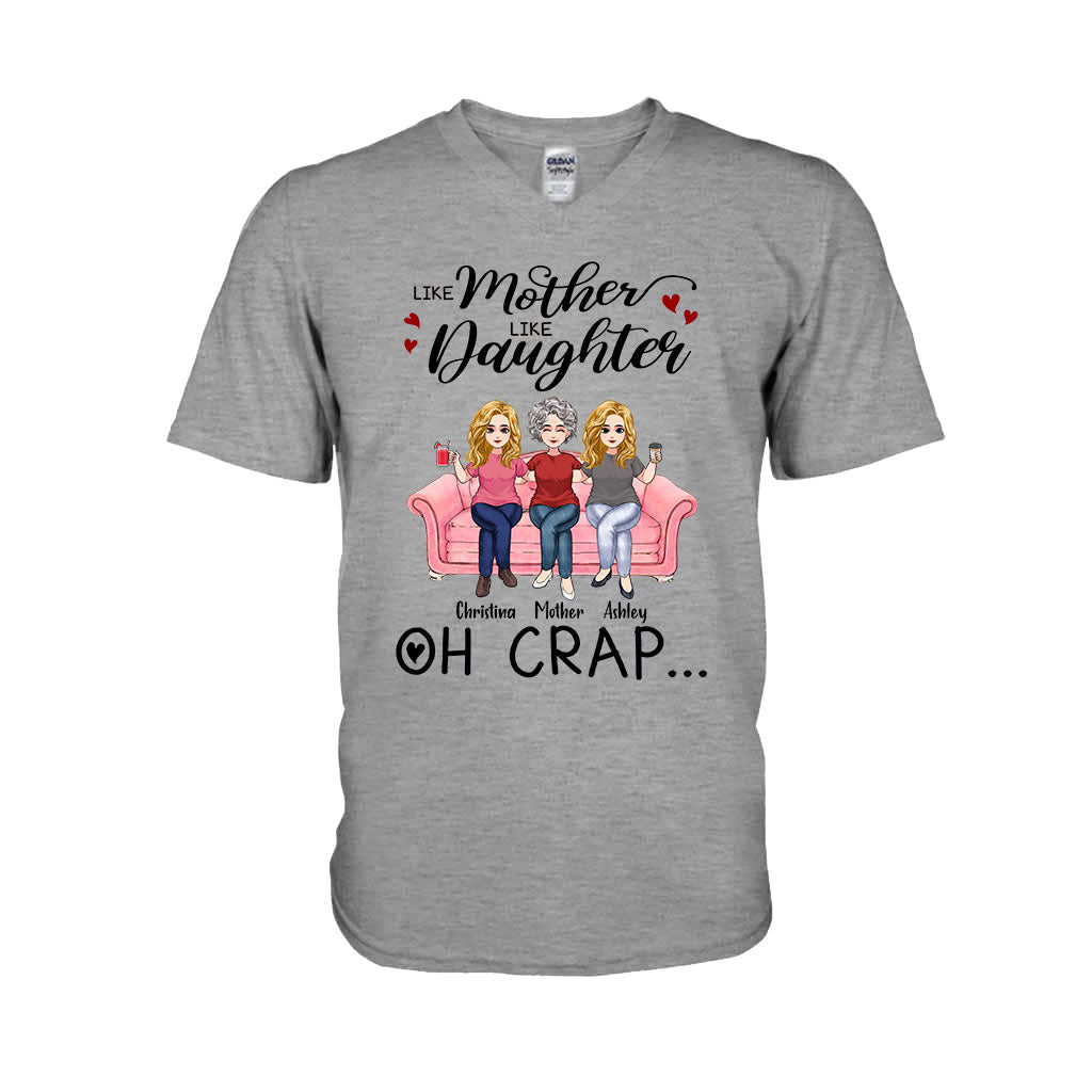 Like Mother Like Daughter - Personalized Mother's Day Mother T-shirt and Hoodie