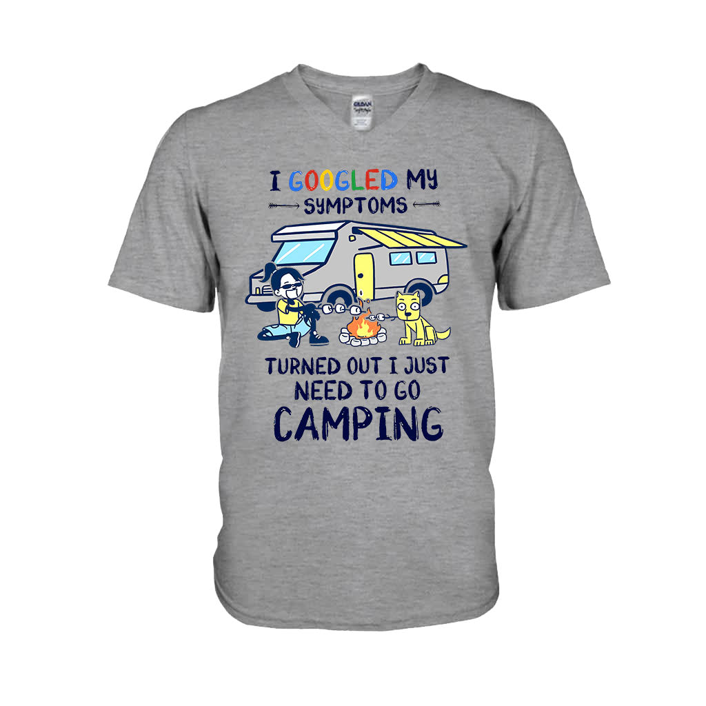 Ich habe meine Symptome gegoogelt – Camping-T-Shirt und Hoodie 112021