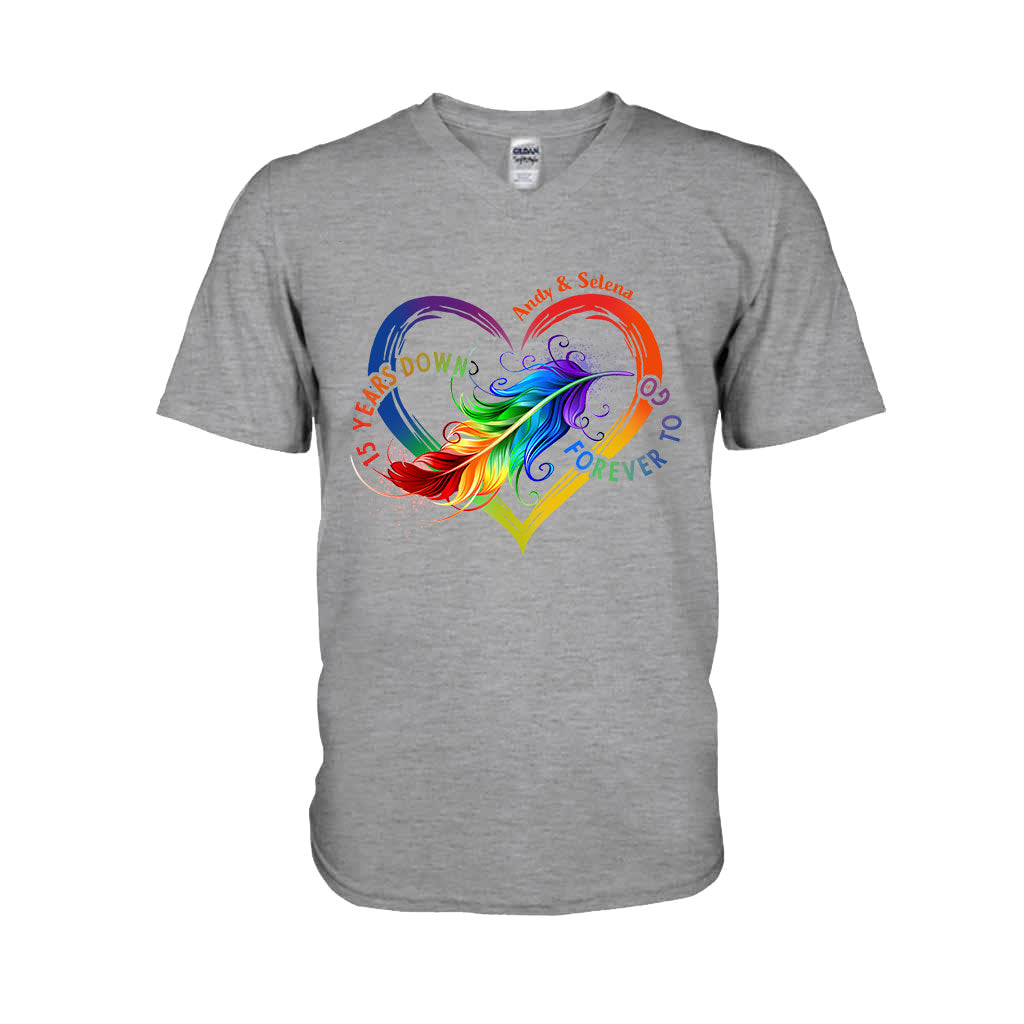 Forever To Go - Personalized Couple T-shirt and Hoodie