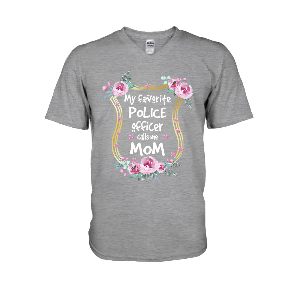 My Favorite Police Officer Calls Me Mom - T-shirt and Hoodie 112021