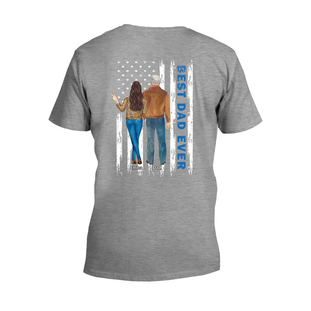 Best Dad Ever - Personalized Father T-shirt and Hoodie