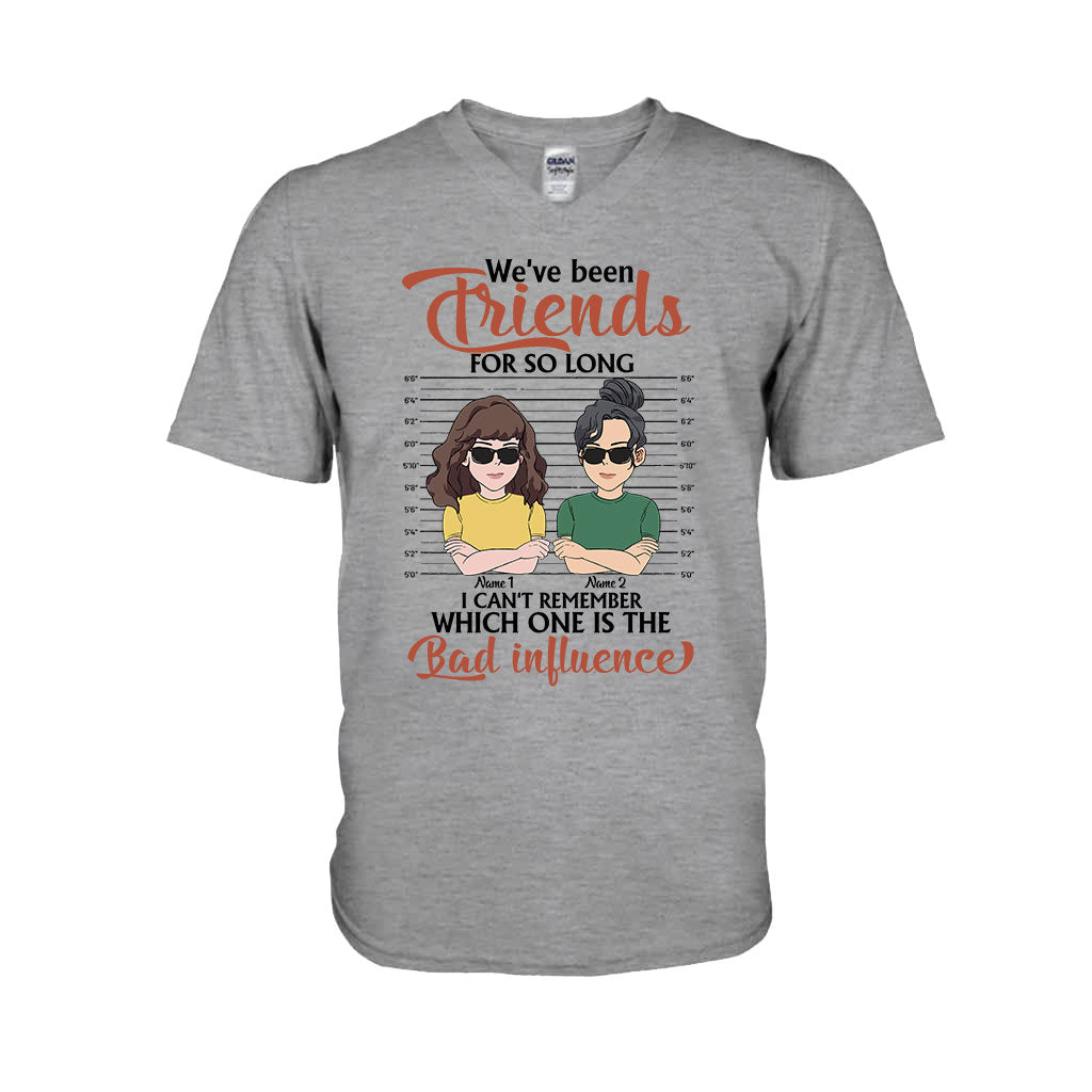 Wir sind schon so lange Freunde – personalisiertes Bestie-T-Shirt und Hoodie