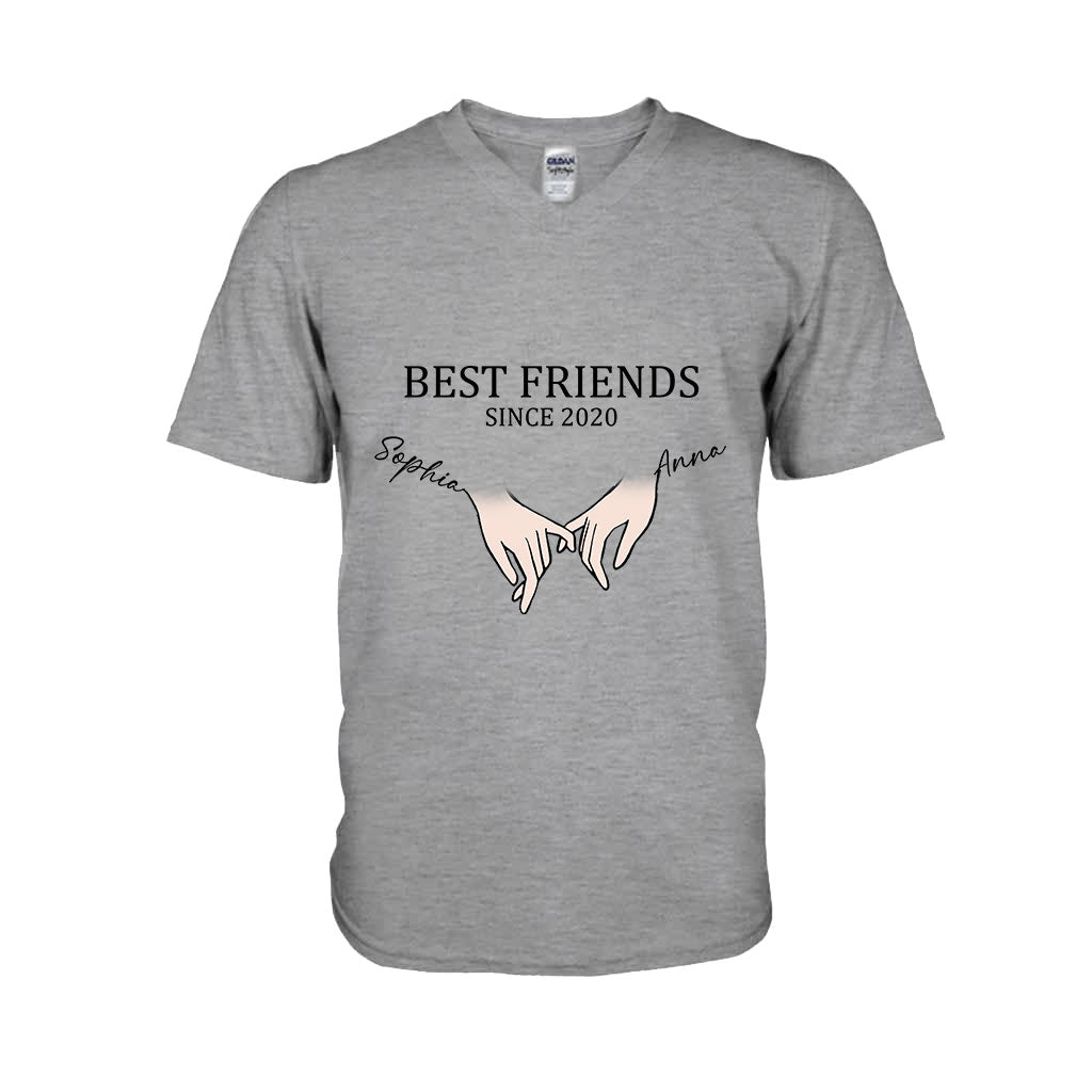 Beste Freundinnen – Personalisiertes Bestie-T-Shirt und Hoodie