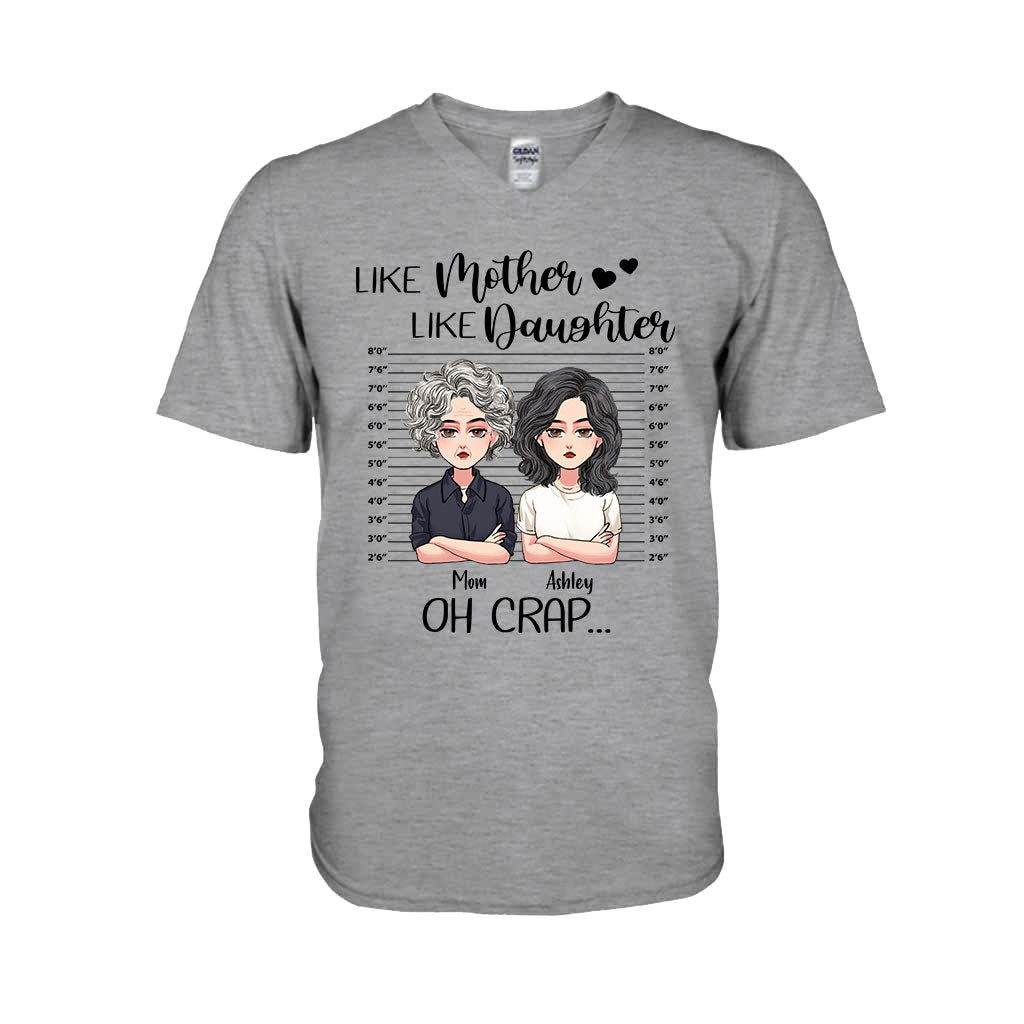 Wie die Mutter, so die Tochter – Personalisiertes Muttertags-T-Shirt und Hoodie
