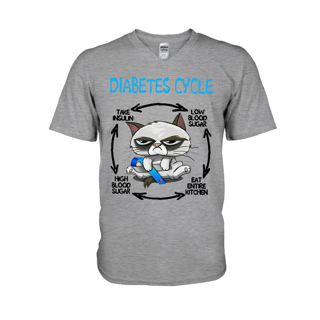Diabetes Cycle – T-Shirt und Hoodie zur Aufklärung über Diabetes 082021