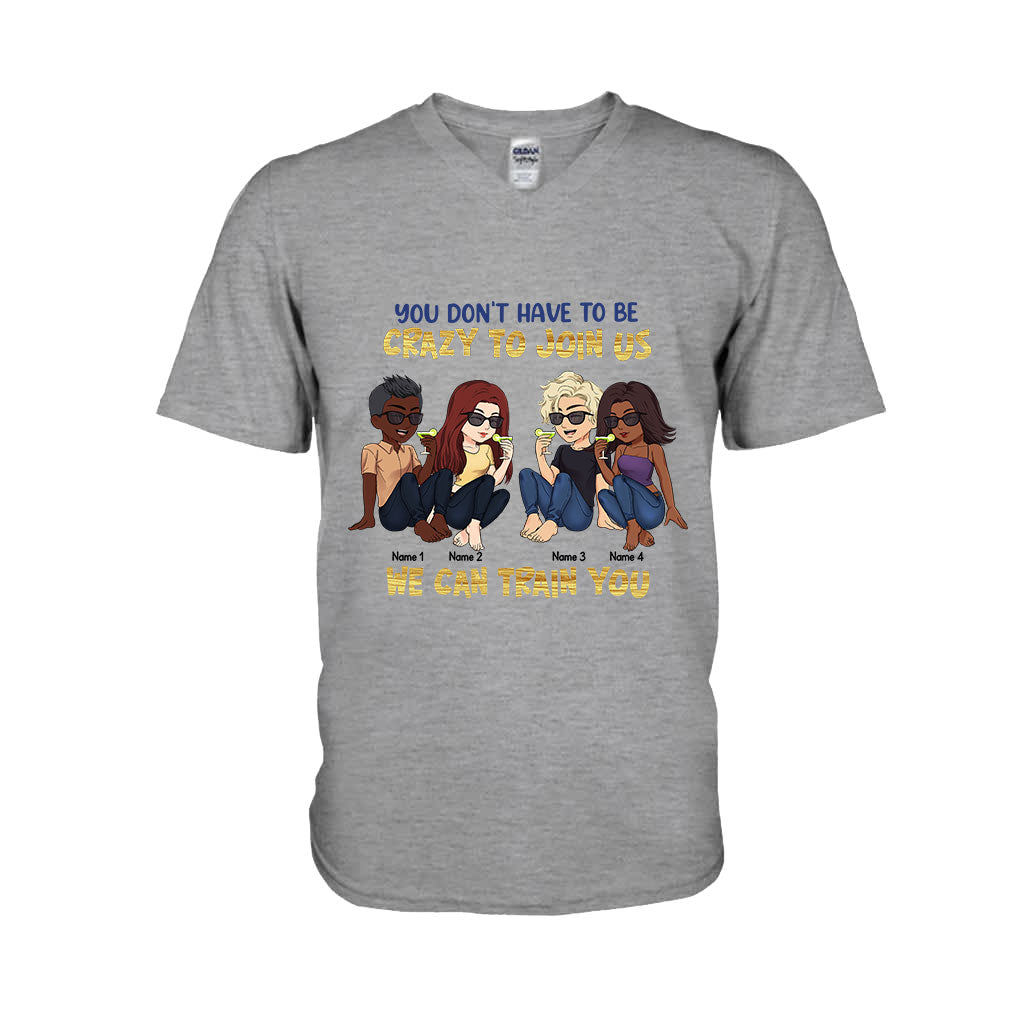 Beste Freundinnen sind die Schwestern, die wir uns selbst aussuchen – Geschenk für die beste Freundin – Personalisiertes T-Shirt und Hoodie