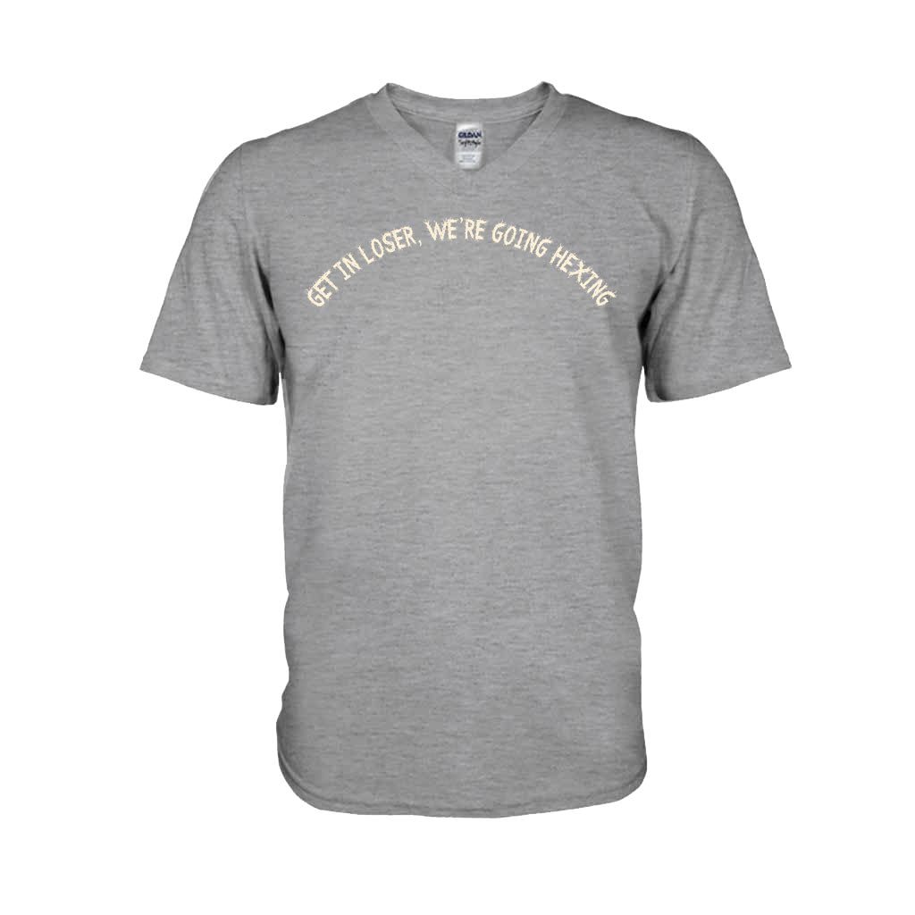 Steig ein, Verlierer! Wir verhexen die Hexe! - Personalisiertes Halloween-T-Shirt und Hoodie