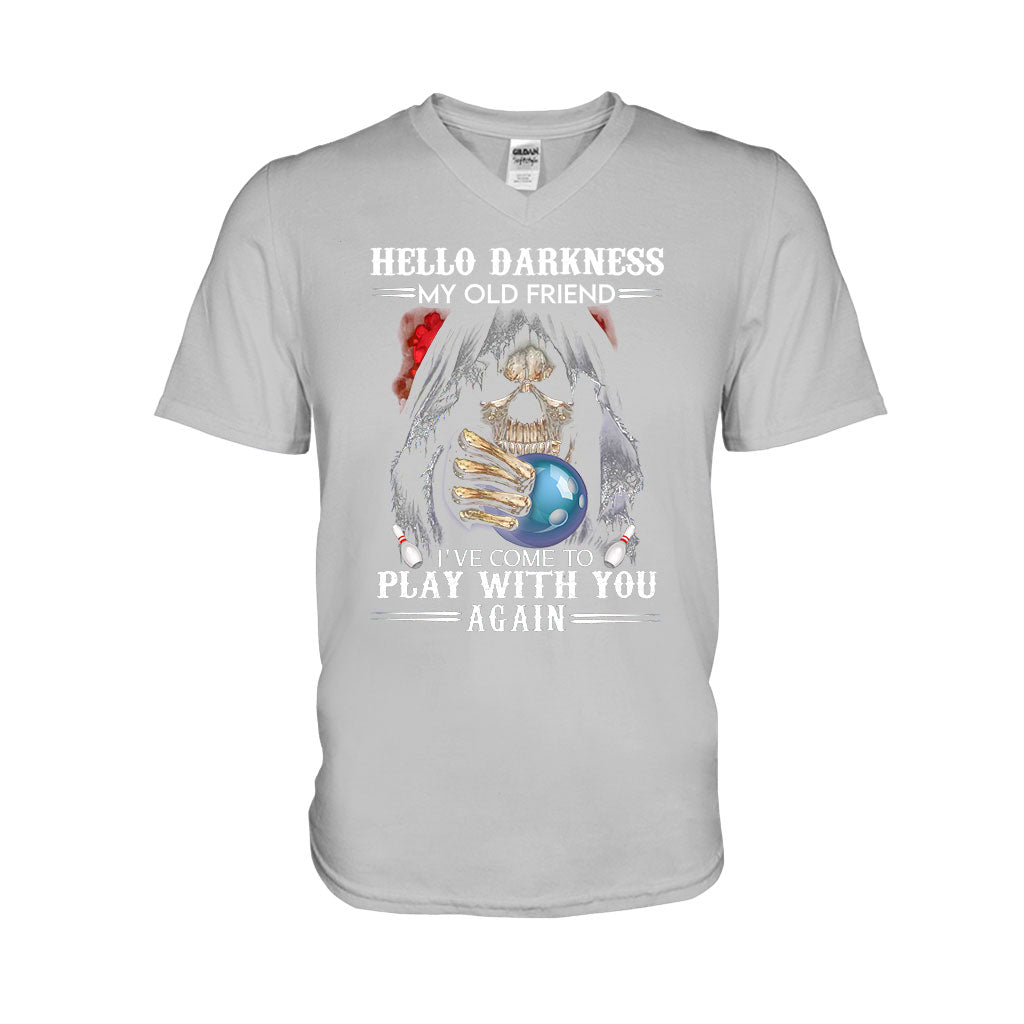 Hello Darkness – Bowling-T-Shirt und Hoodie 062021
