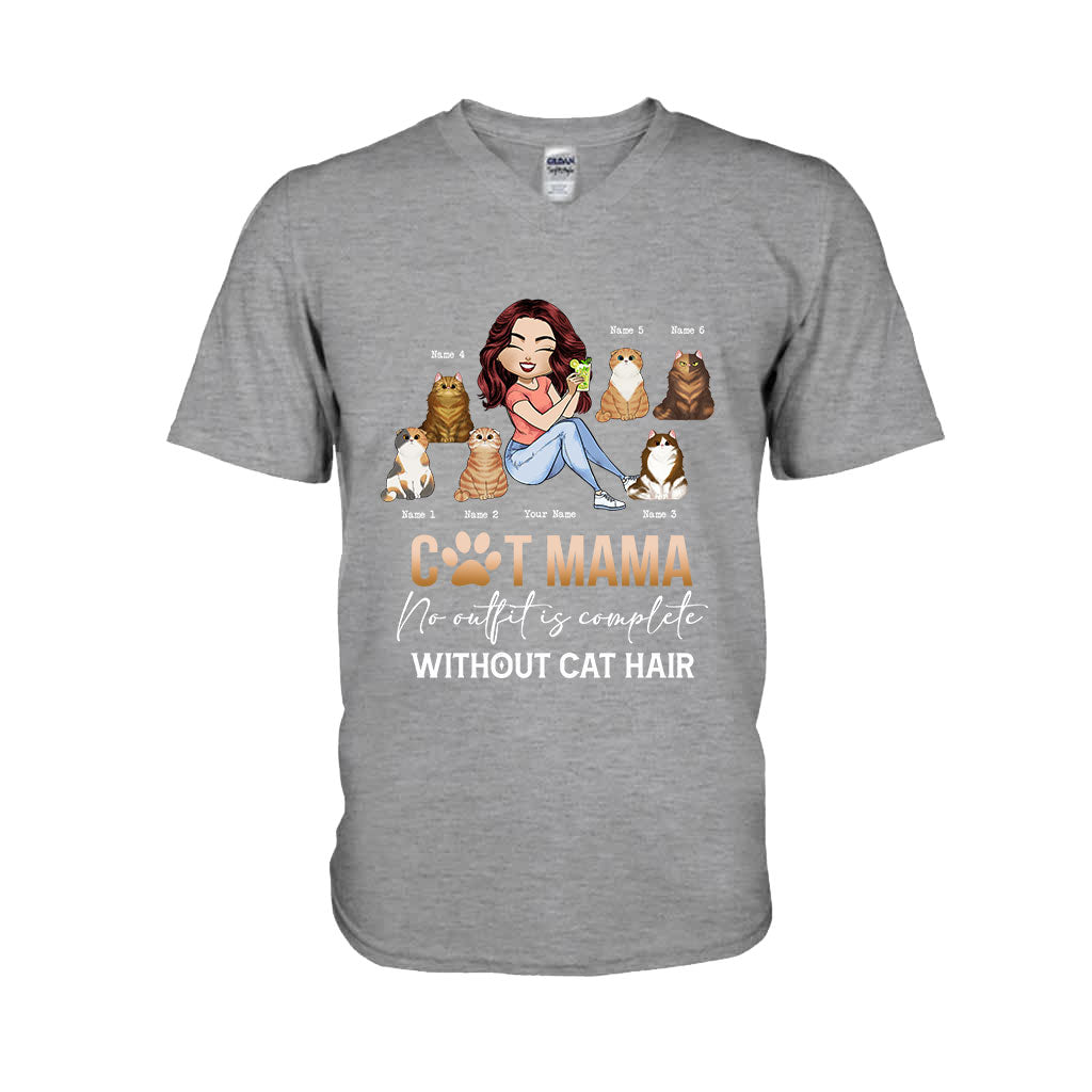 Katzenmama – Personalisiertes T-Shirt und Hoodie