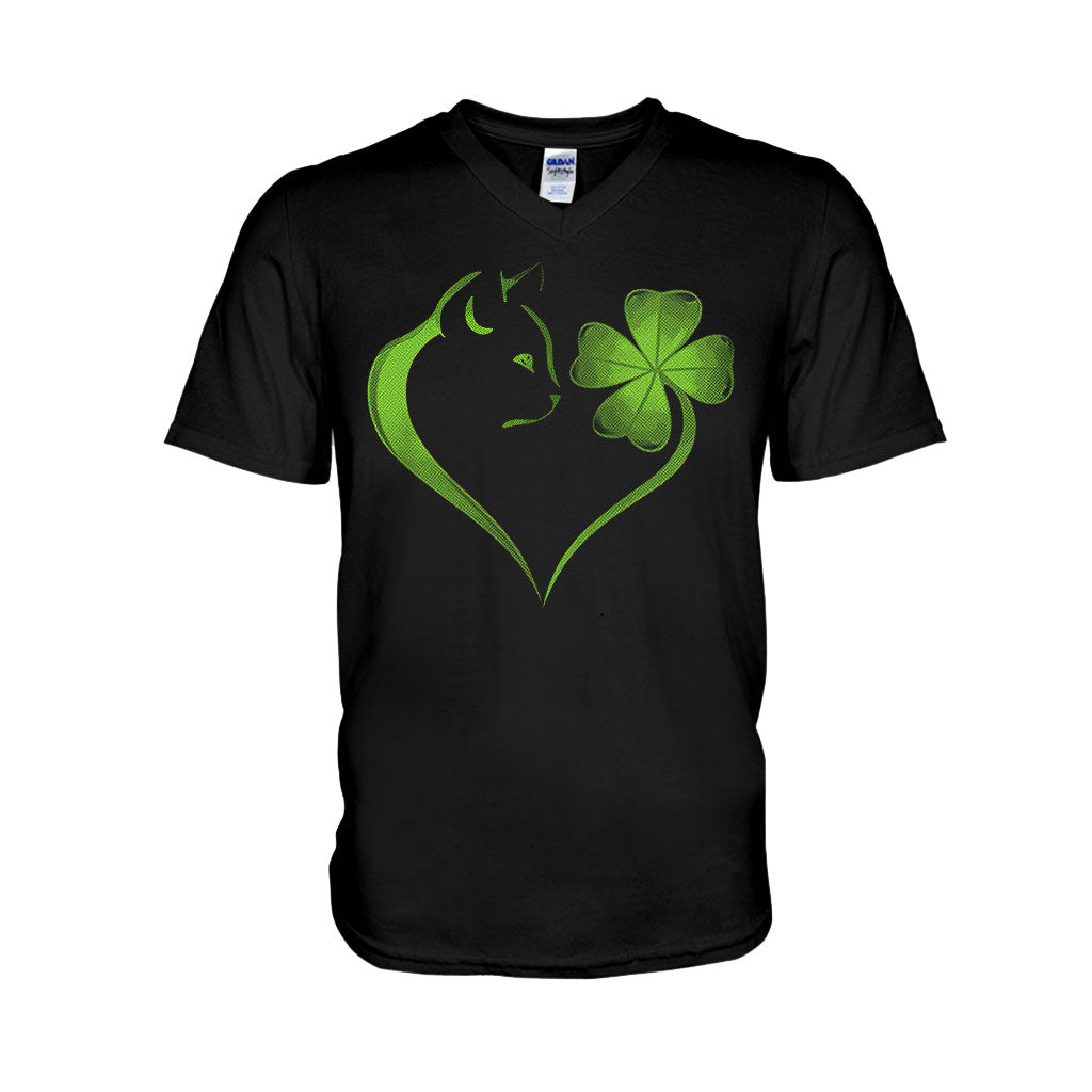 Cat Heart Irish - T-Shirt und Hoodie 0119