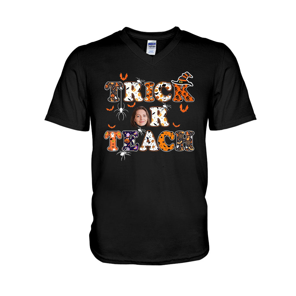 Treat Or Teach - Personalized Teacher T-shirt and Hoodie