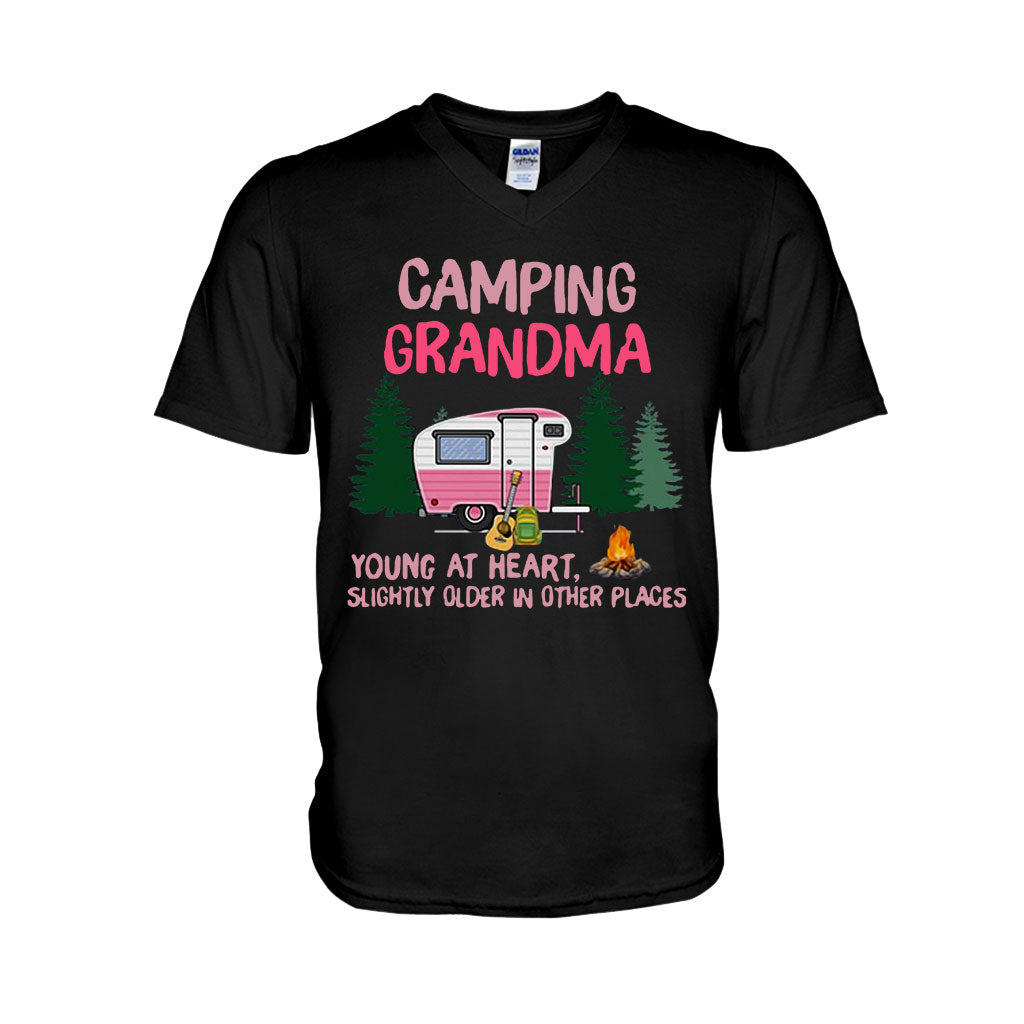 Camping Grandma - T-shirt and Hoodie 112021