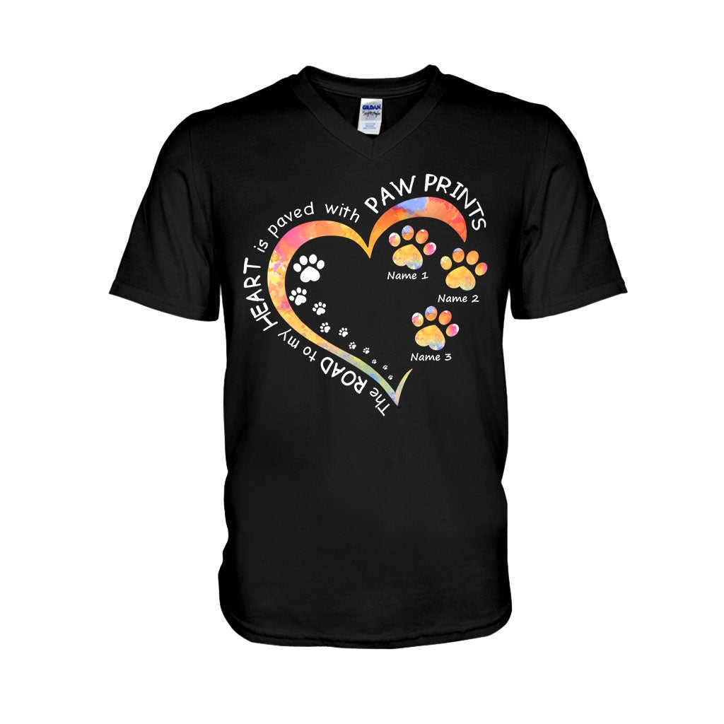 Pfotenabdruck – Personalisiertes Hunde-T-Shirt und Hoodie 1121