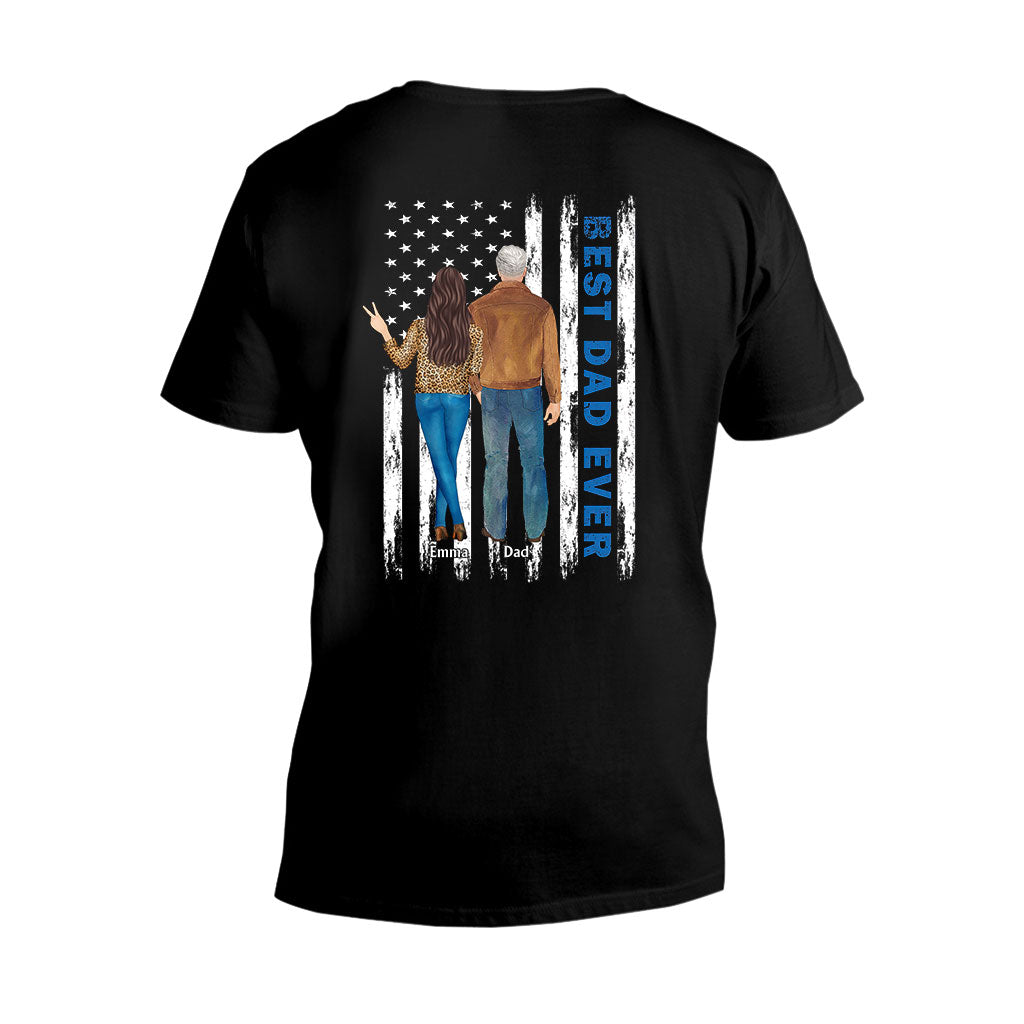 Best Dad Ever - Personalized Father T-shirt and Hoodie