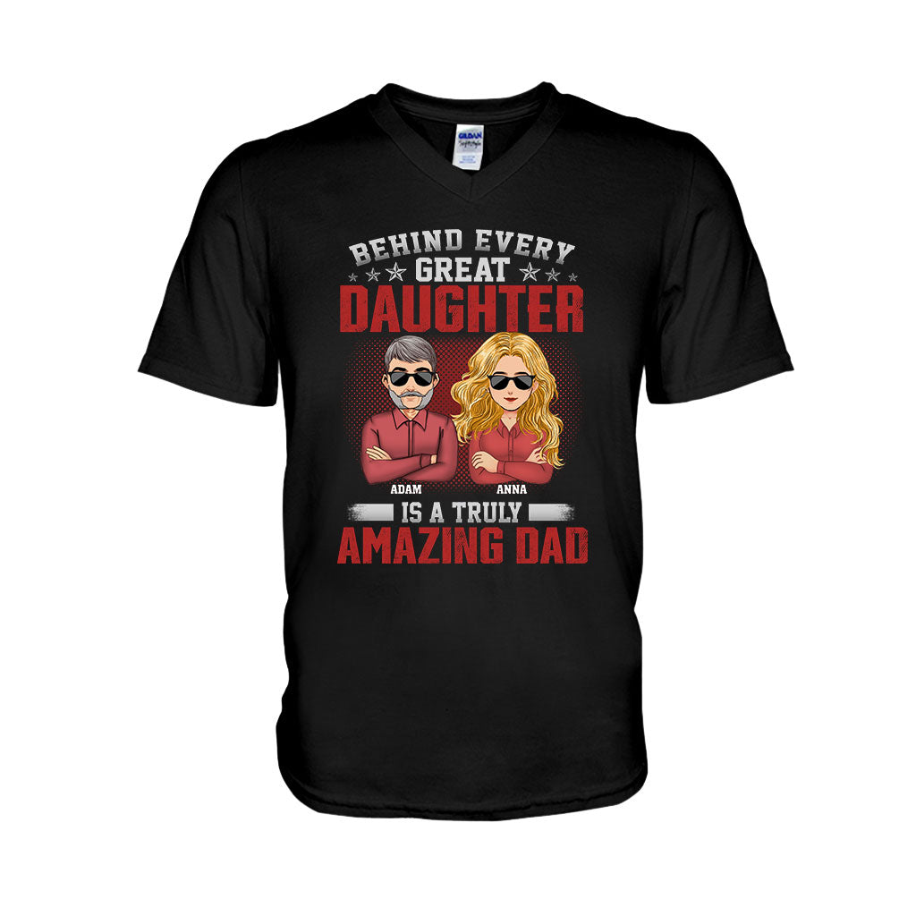 Ein wirklich großartiger Papa – Personalisiertes Vatertags-T-Shirt und Hoodie