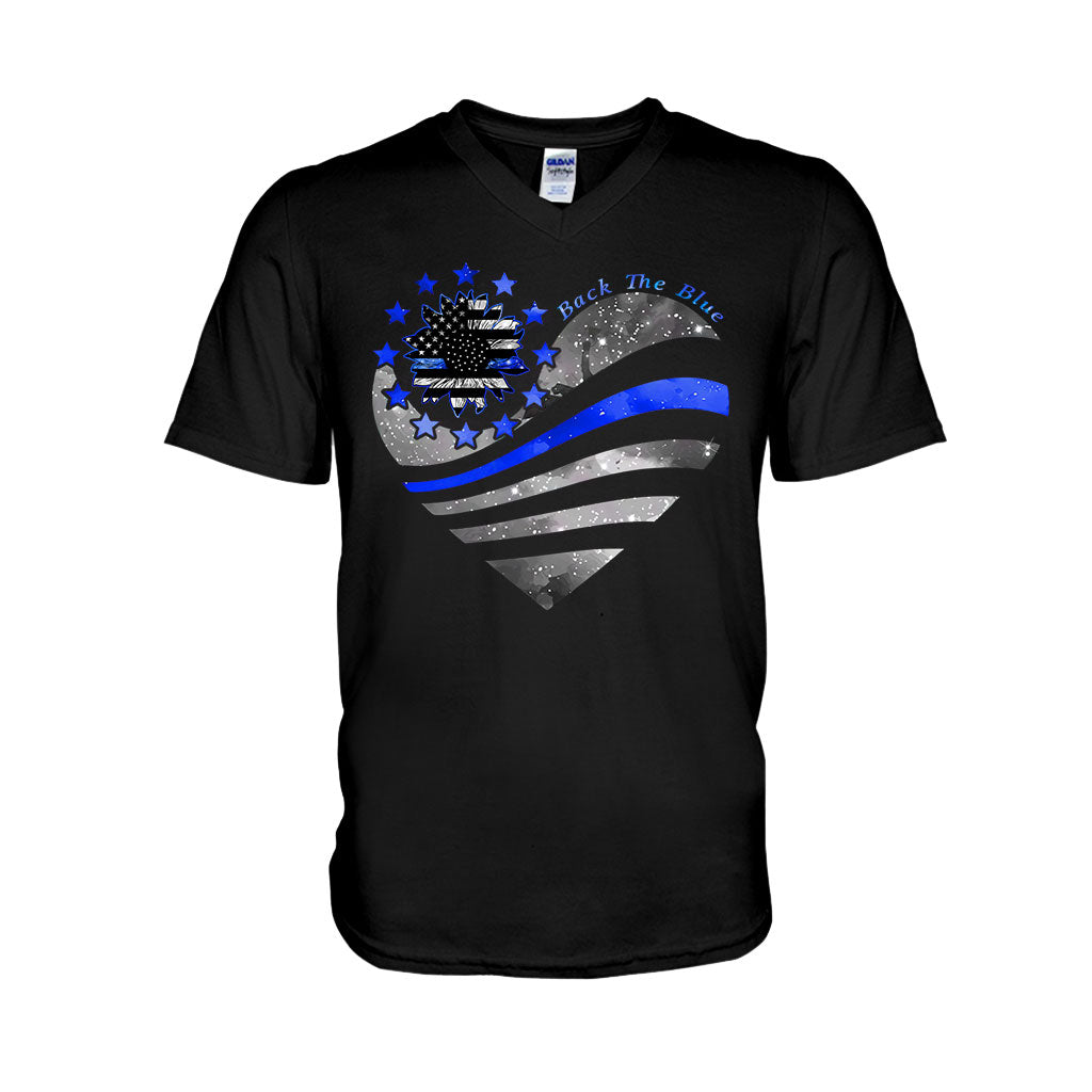 Blue Line – Polizeibeamten-T-Shirt und Hoodie 062021