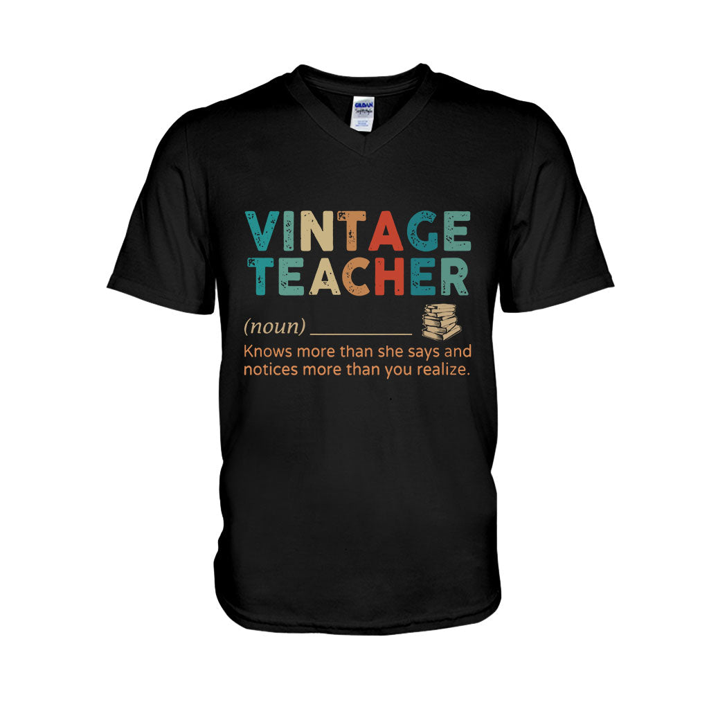 Vintage Lehrer-T-Shirt und Hoodie 062021