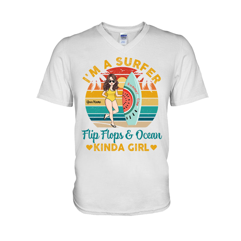 Ich bin ein Flip-Flop – Personalisiertes Surf-T-Shirt und Hoodie