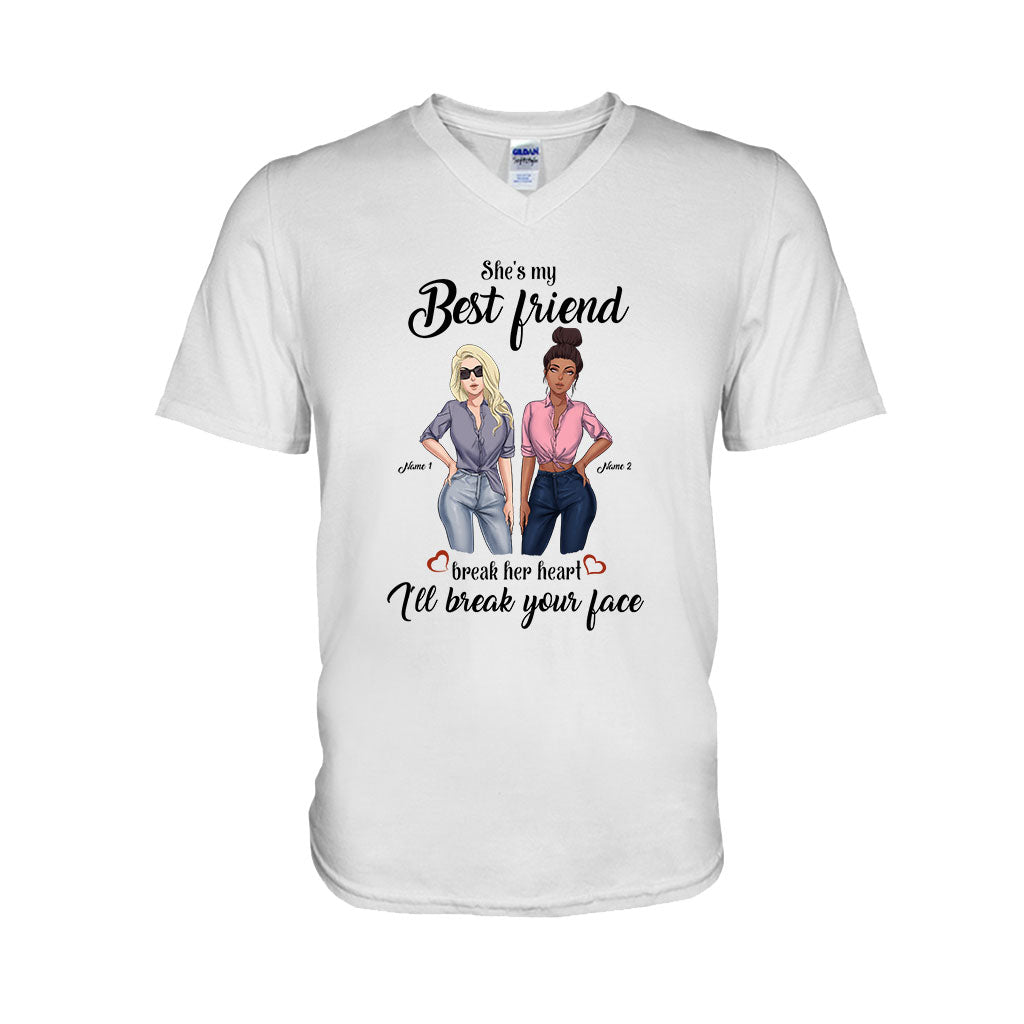 Sie ist meine beste Freundin – personalisiertes Bestie-T-Shirt und Hoodie
