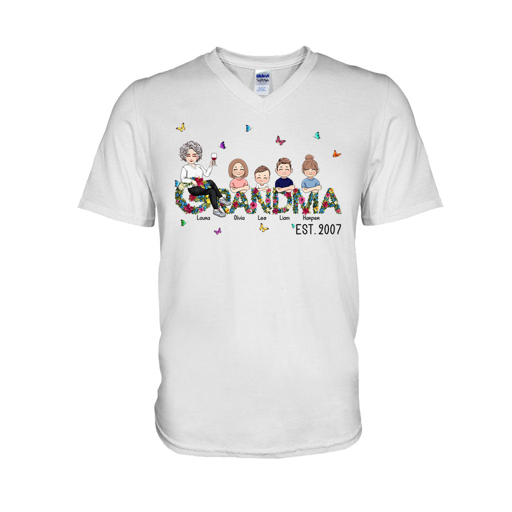 Oma seit – Personalisiertes Muttertags-T-Shirt und Hoodie für Omas