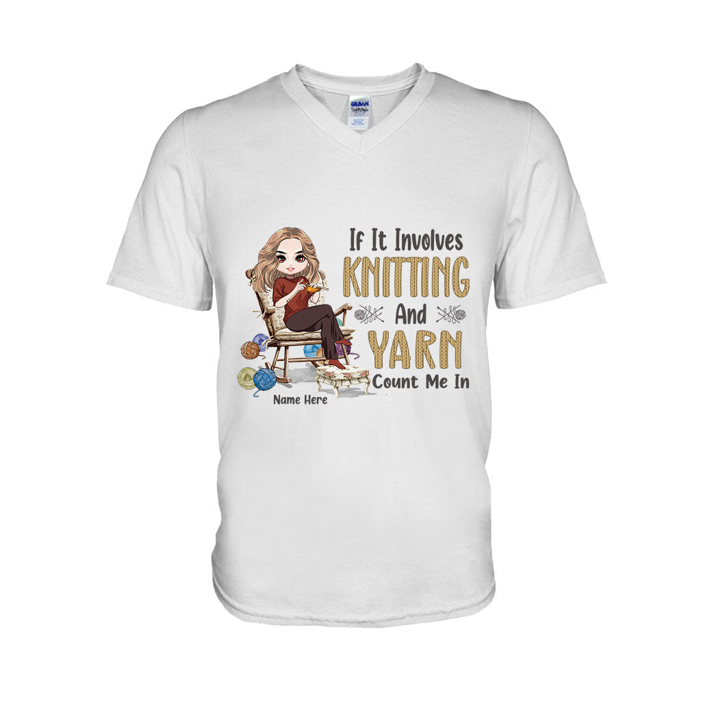 Alles rund ums Stricken und Garn – ich bin dabei! – Personalisierte Strick-T-Shirts und Hoodies