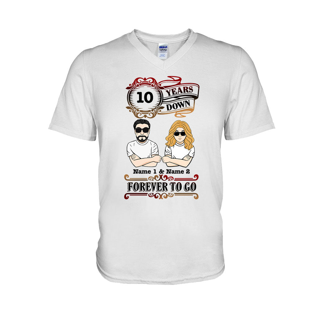 Forever To Go - Personalized Couple T-shirt and Hoodie