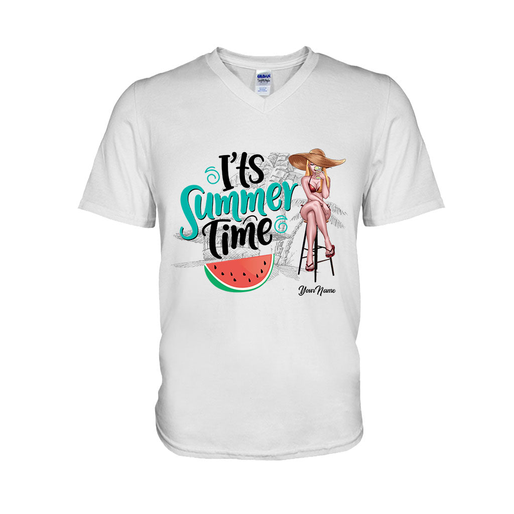 Es ist Sommerzeit – personalisiertes T-Shirt und Hoodie für Meeresliebhaber