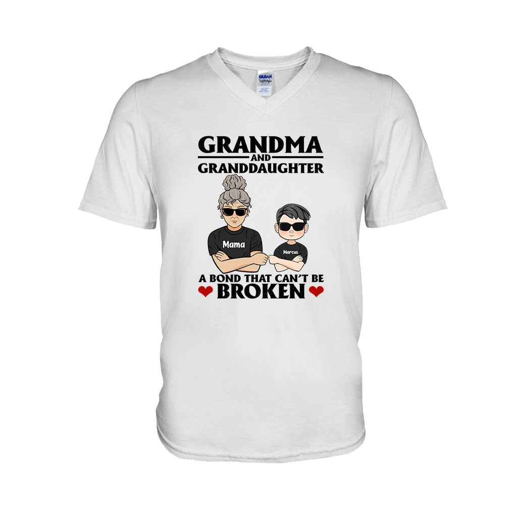 A Bond That Can't Be Broken - Personalized Grandma T-shirt and Hoodie
