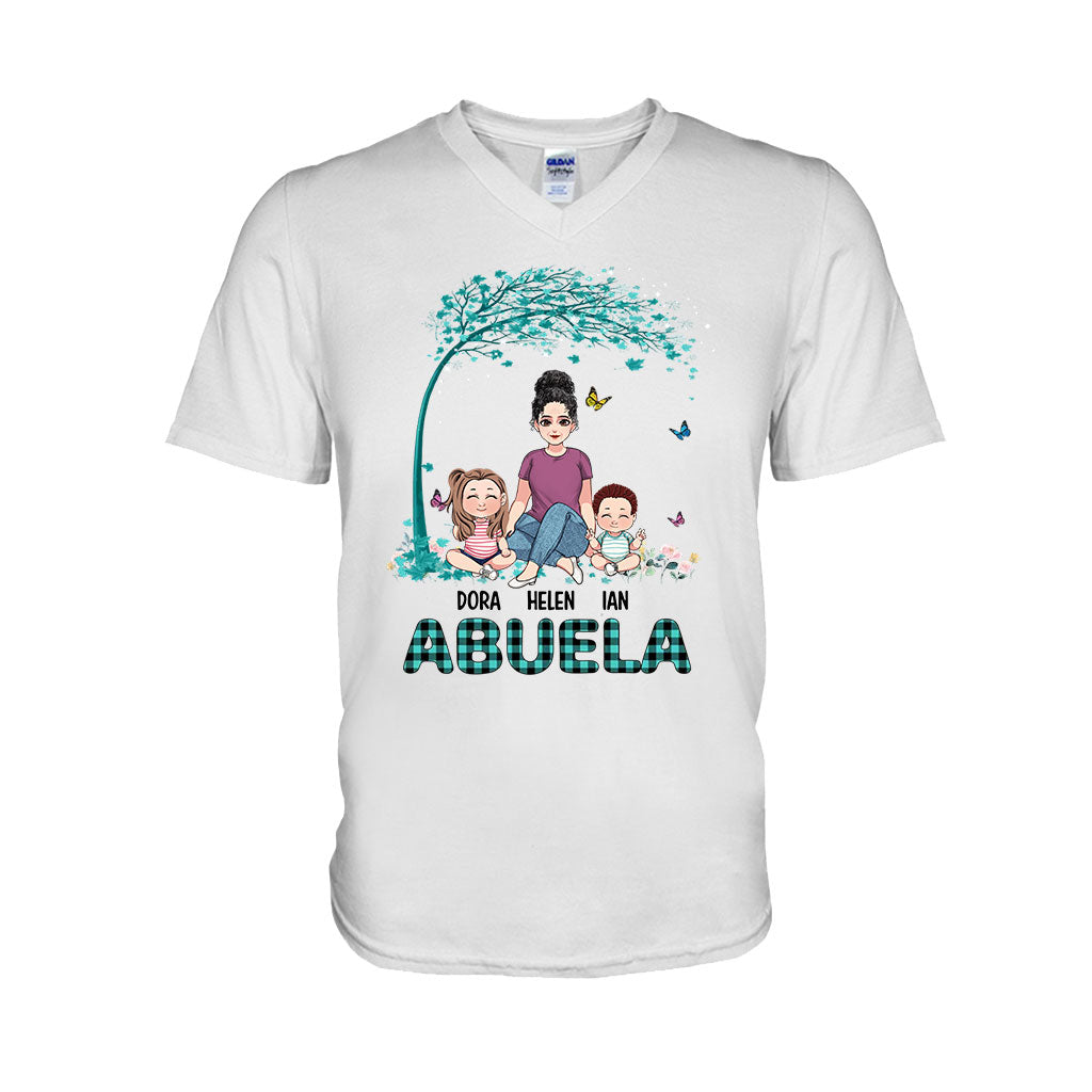 Oma-Leben – Personalisiertes Muttertags-T-Shirt und Hoodie für Omas