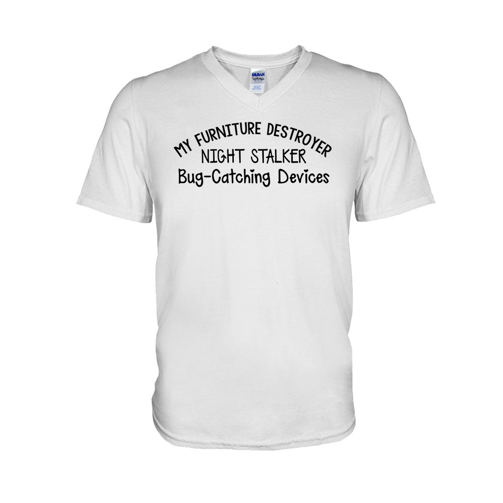 Meine Möbelzerstörer – Personalisiertes Katzen-T-Shirt und Hoodie