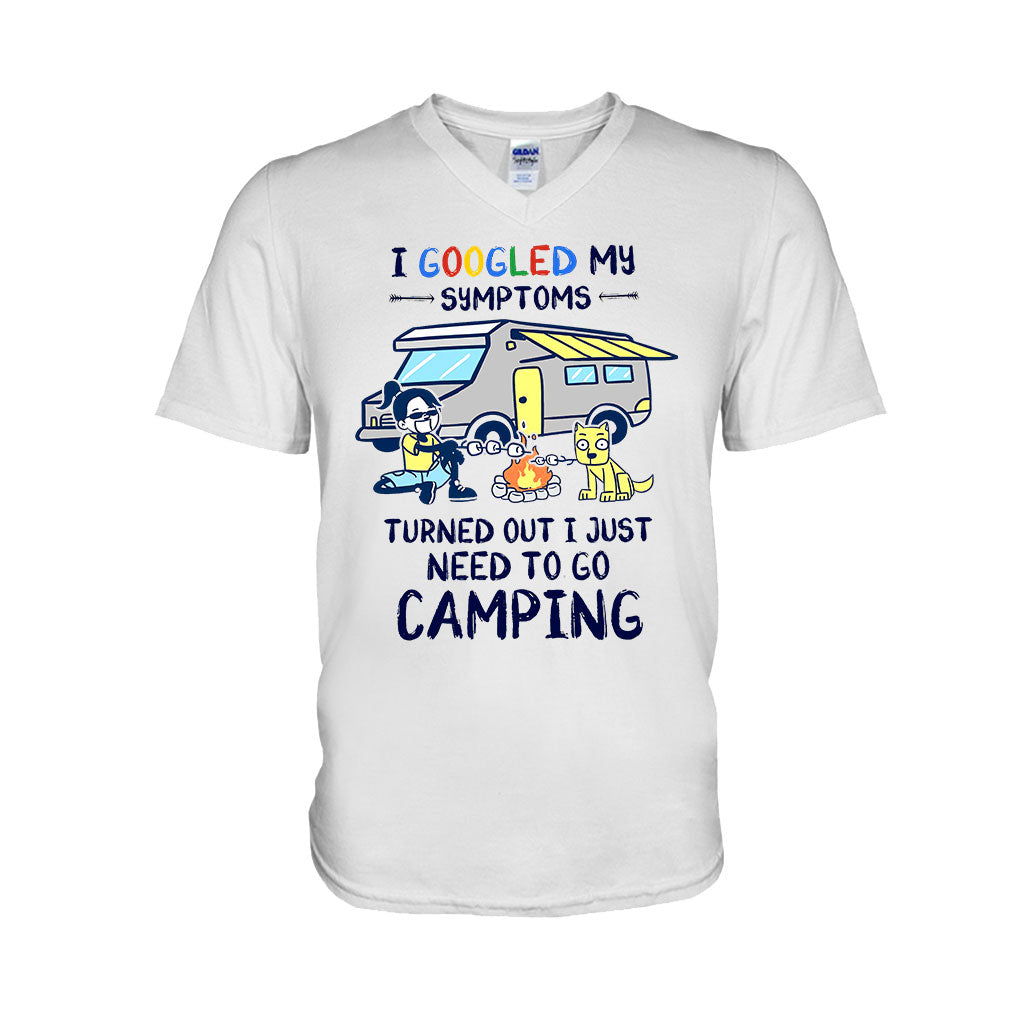 Ich habe meine Symptome gegoogelt – Camping-T-Shirt und Hoodie 112021