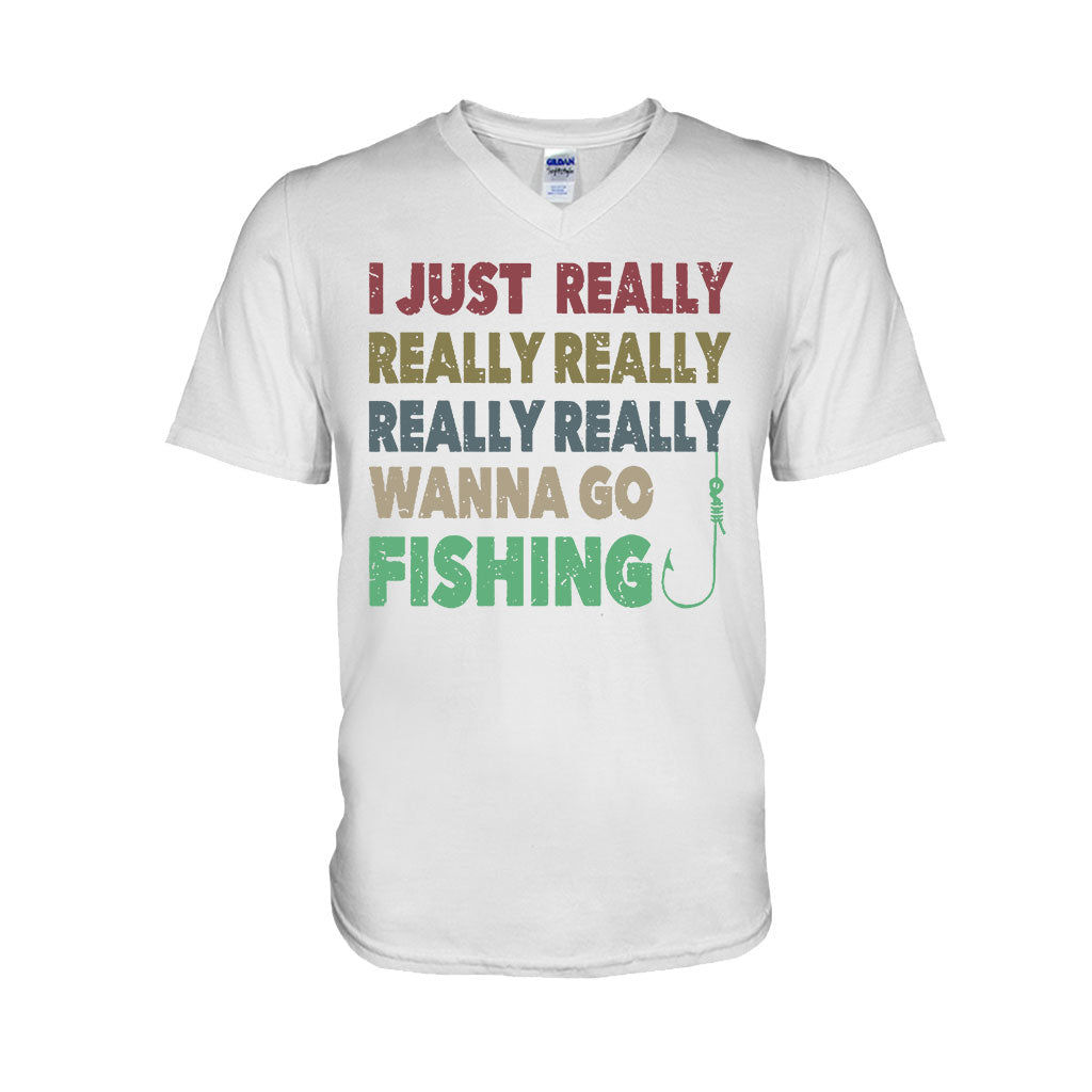 Ich will einfach nur angeln gehen – T-Shirt und Hoodie 112021