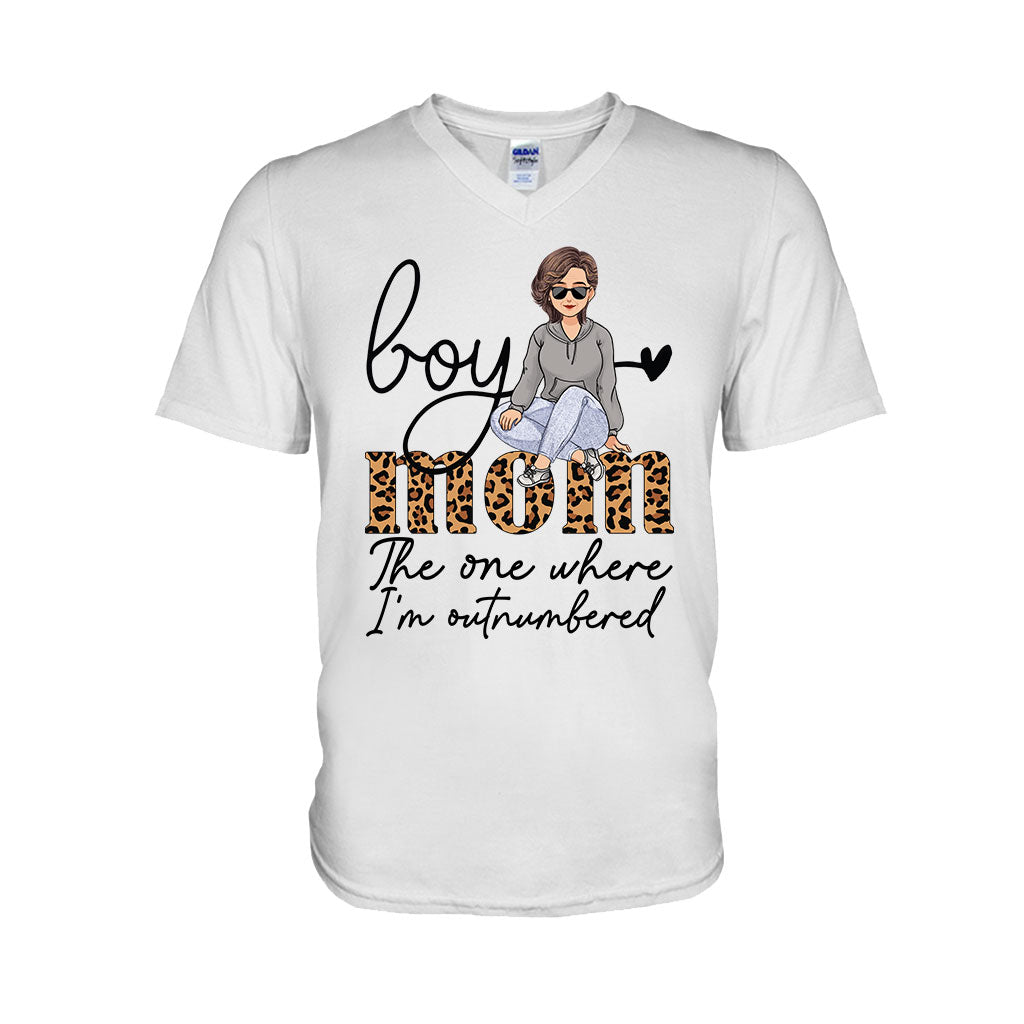 The One Where I'm Outnumbered - Personalized Mother's Day Mother T-shirt and Hoodie
