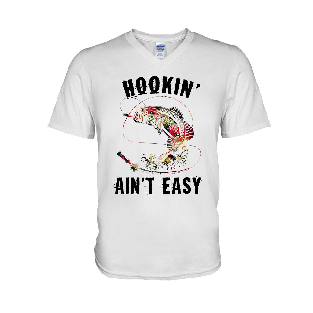 Angeln ist nicht einfach – T-Shirt und Hoodie zum Thema Angeln 1121