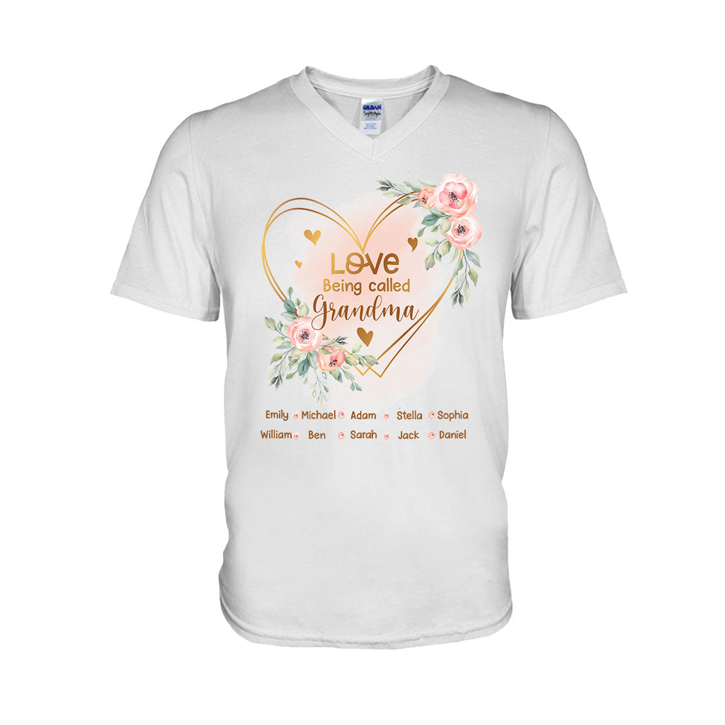 Ich liebe es, Oma genannt zu werden – personalisiertes Oma-T-Shirt und Hoodie