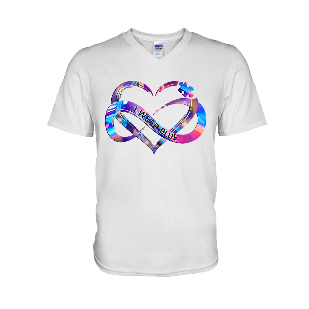 Ich trage Blau – Personalisiertes T-Shirt und Hoodie zur Sensibilisierung für Autismus