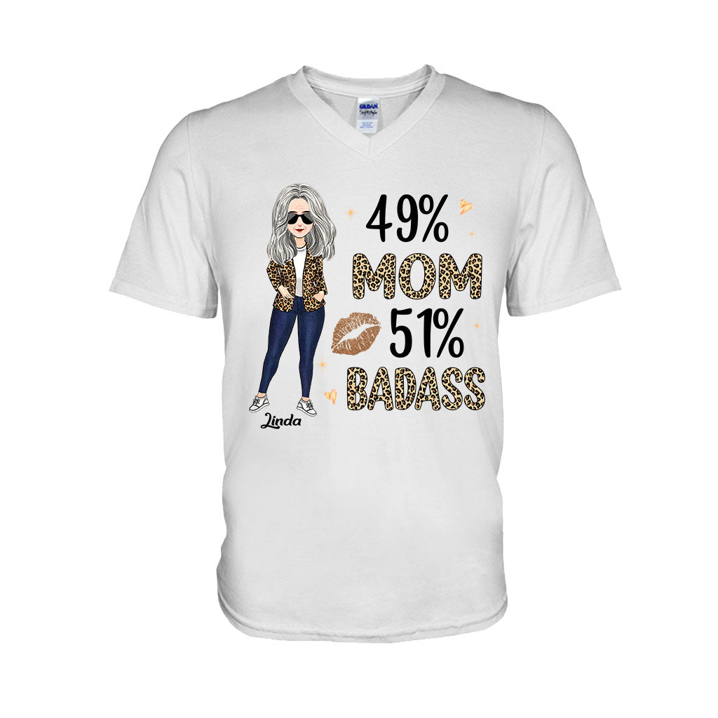 49 % Mama, 51 % Powerfrau – Personalisiertes Muttertags-T-Shirt und Hoodie