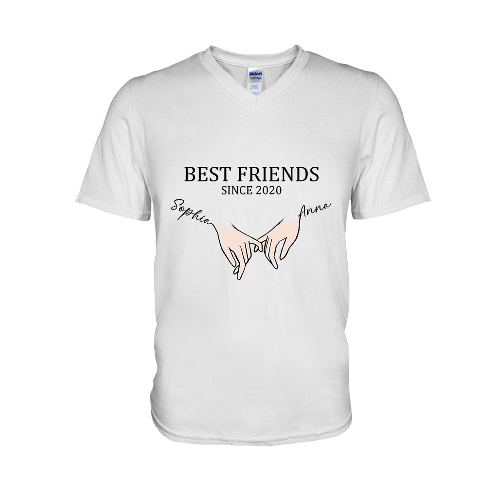 Beste Freundinnen – Personalisiertes Bestie-T-Shirt und Hoodie