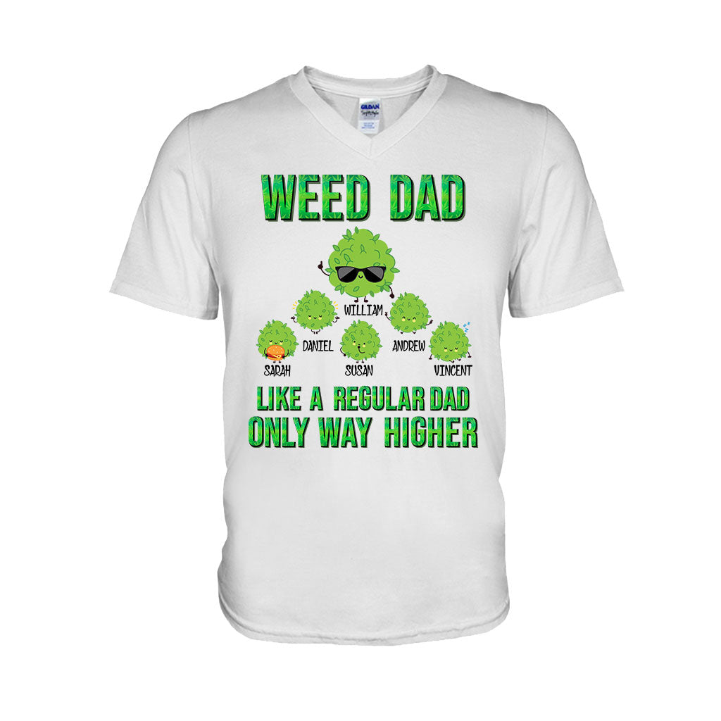 High Dad – Personalisiertes Weed-T-Shirt und Hoodie