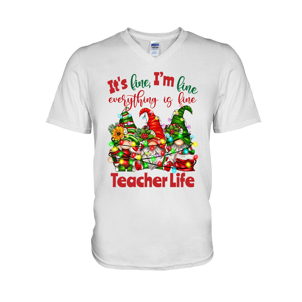 Alles gut, mir geht's gut, alles ist gut – personalisiertes Lehrer-T-Shirt und Hoodie