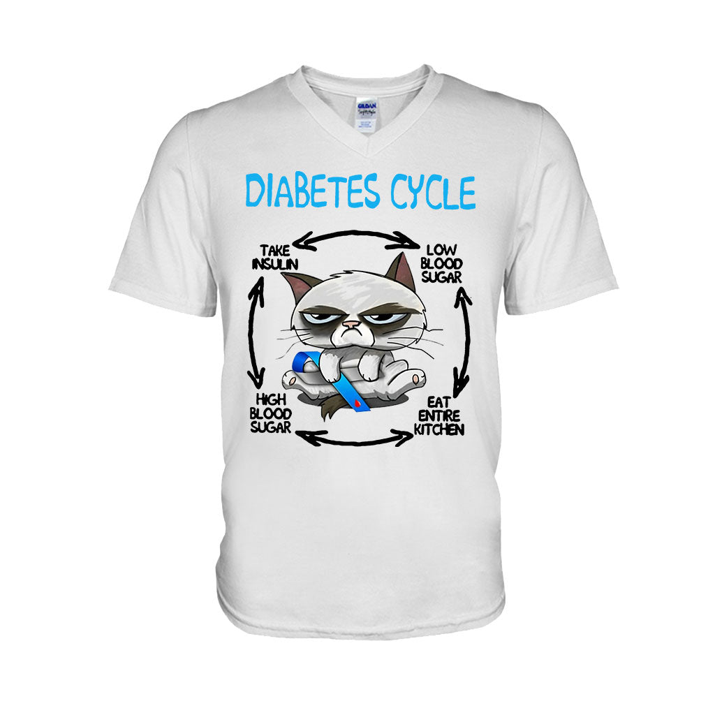 Diabetes Cycle – T-Shirt und Hoodie zur Aufklärung über Diabetes 082021