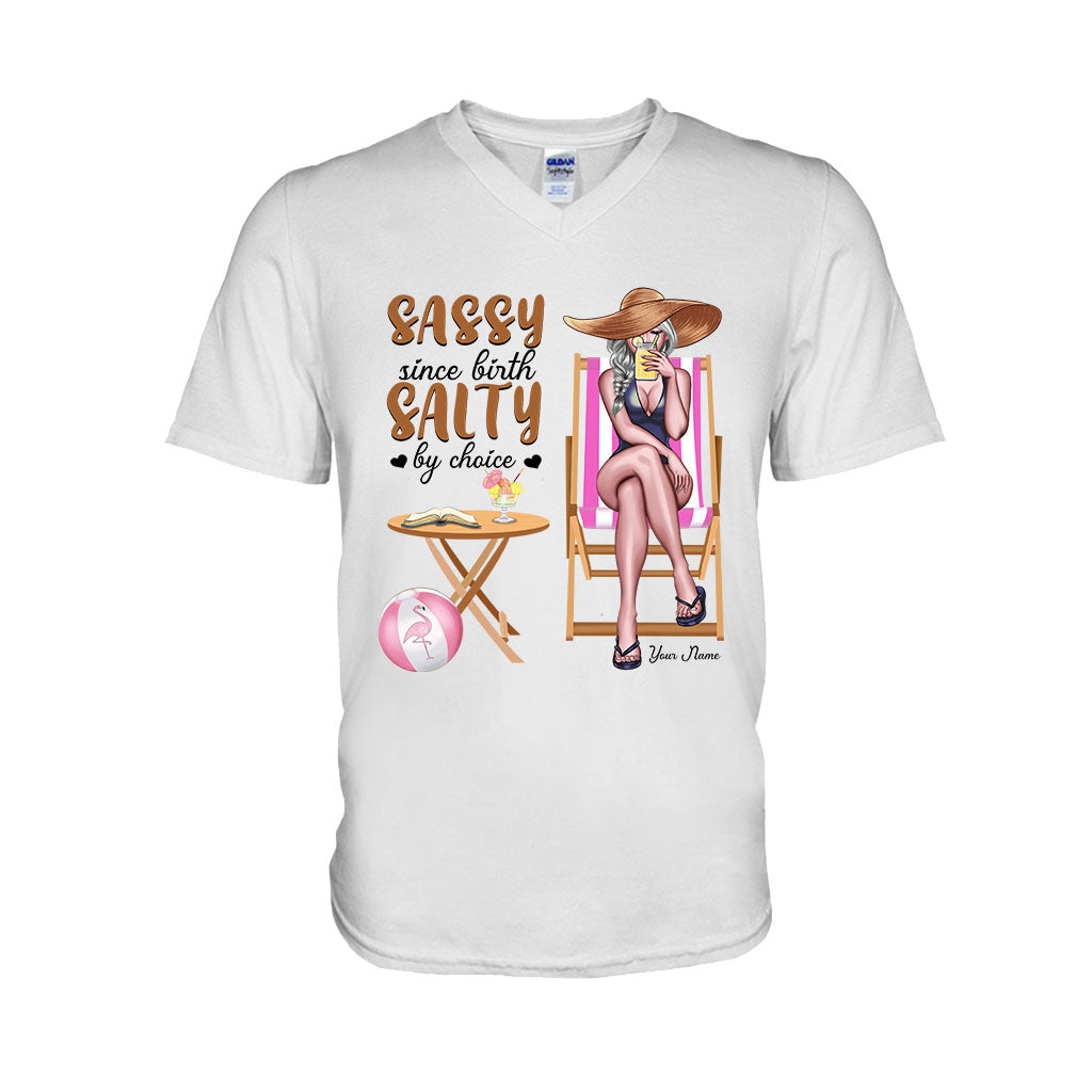 Strandliebhaberin – Personalisiertes T-Shirt und Hoodie für Meeresfans