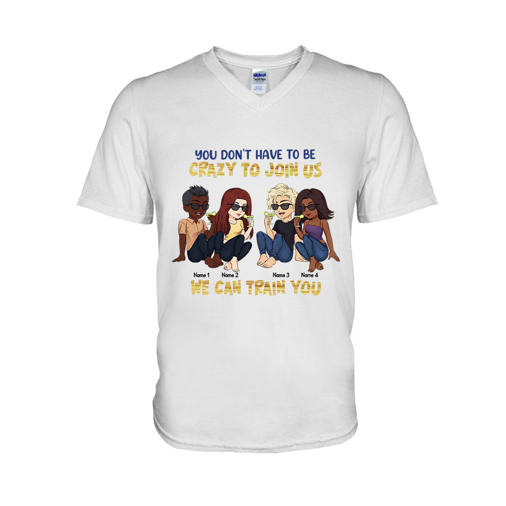 Beste Freundinnen sind die Schwestern, die wir uns selbst aussuchen – Geschenk für die beste Freundin – Personalisiertes T-Shirt und Hoodie