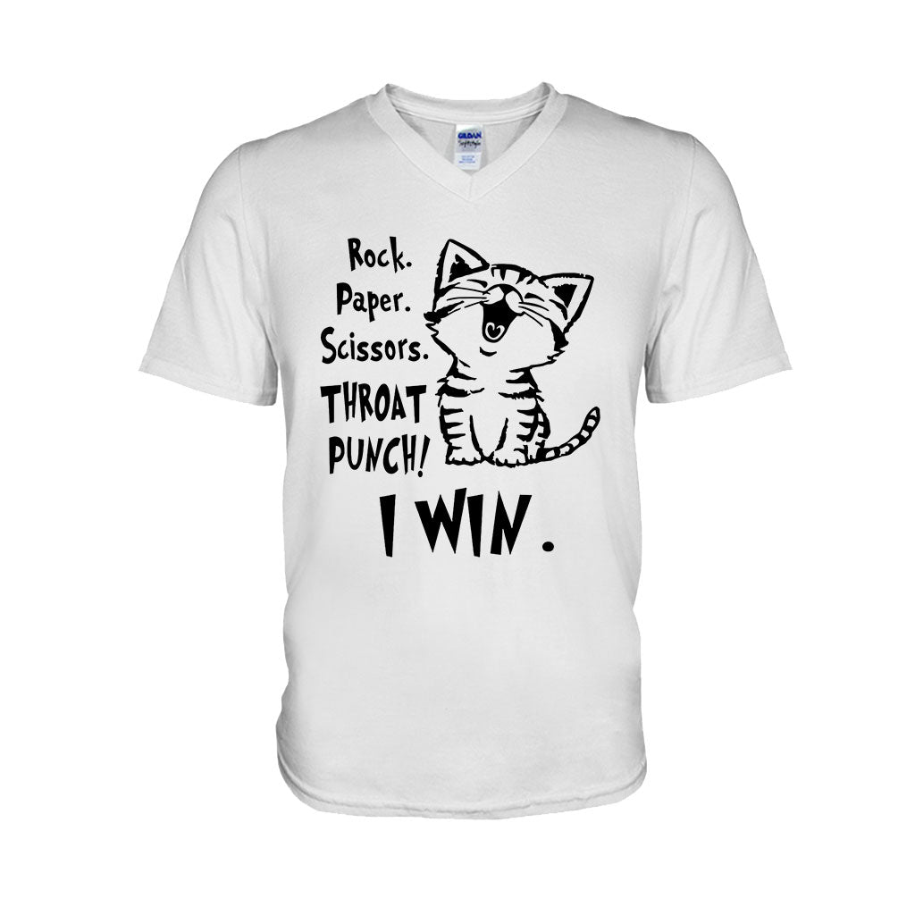 Rock Paper - Katzen-T-Shirt und Hoodie 062021