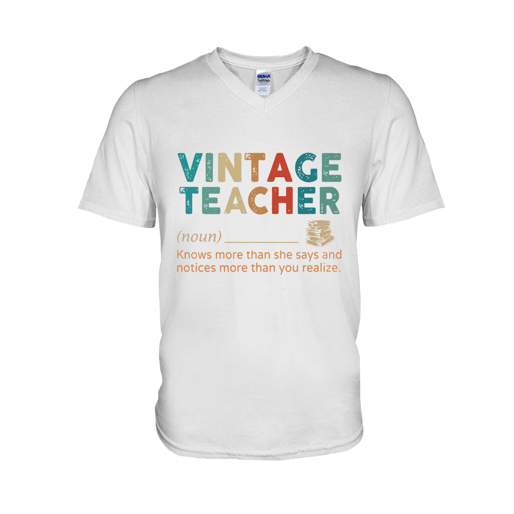 Vintage Lehrer-T-Shirt und Hoodie 062021