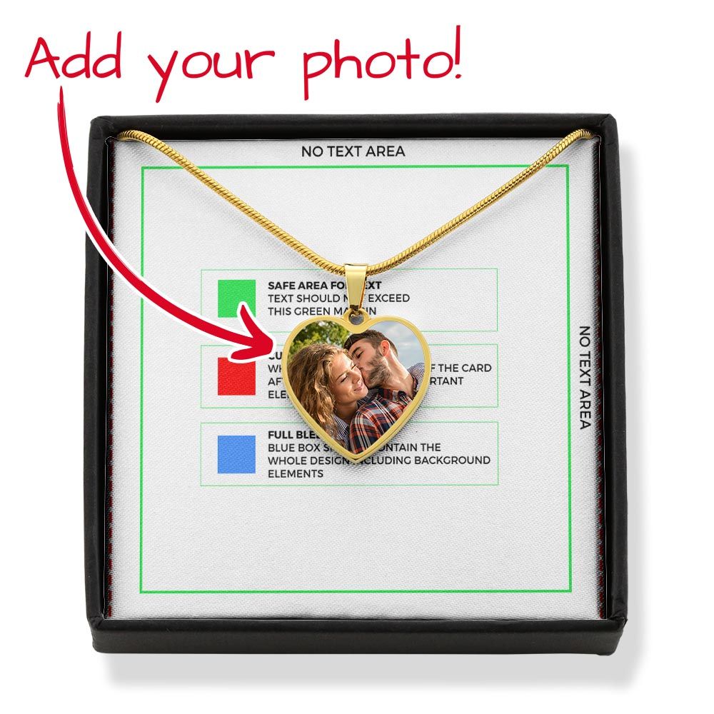 Without You I'm Nothing - Personalized Nightmare Heart Pendant Necklace-jak6490