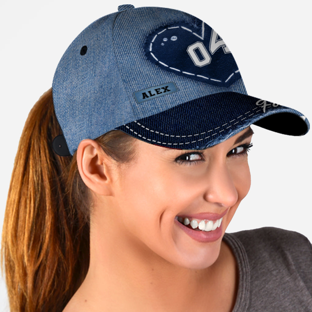Football Mom – Personalisierte klassische Football-Kappe