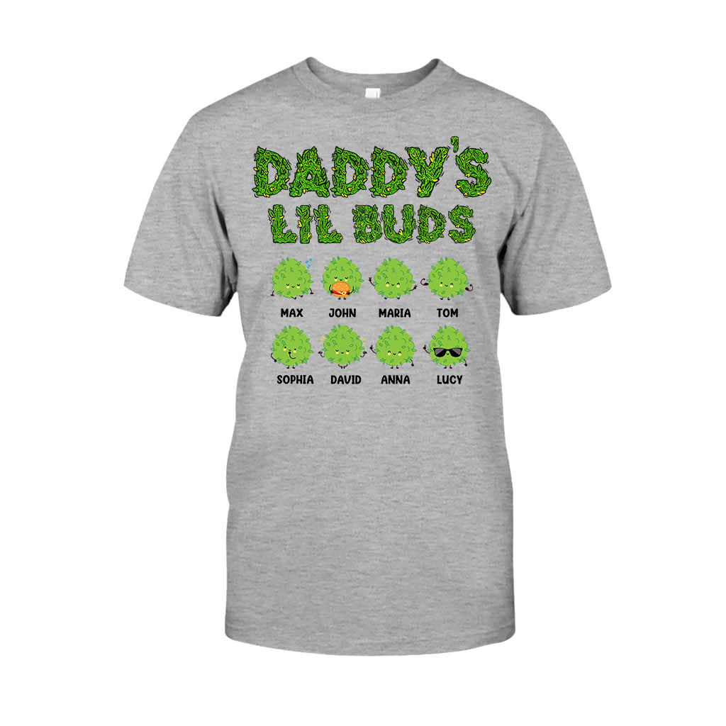 Daddy's Lil Buds – Personalisiertes Weed-T-Shirt und Hoodie