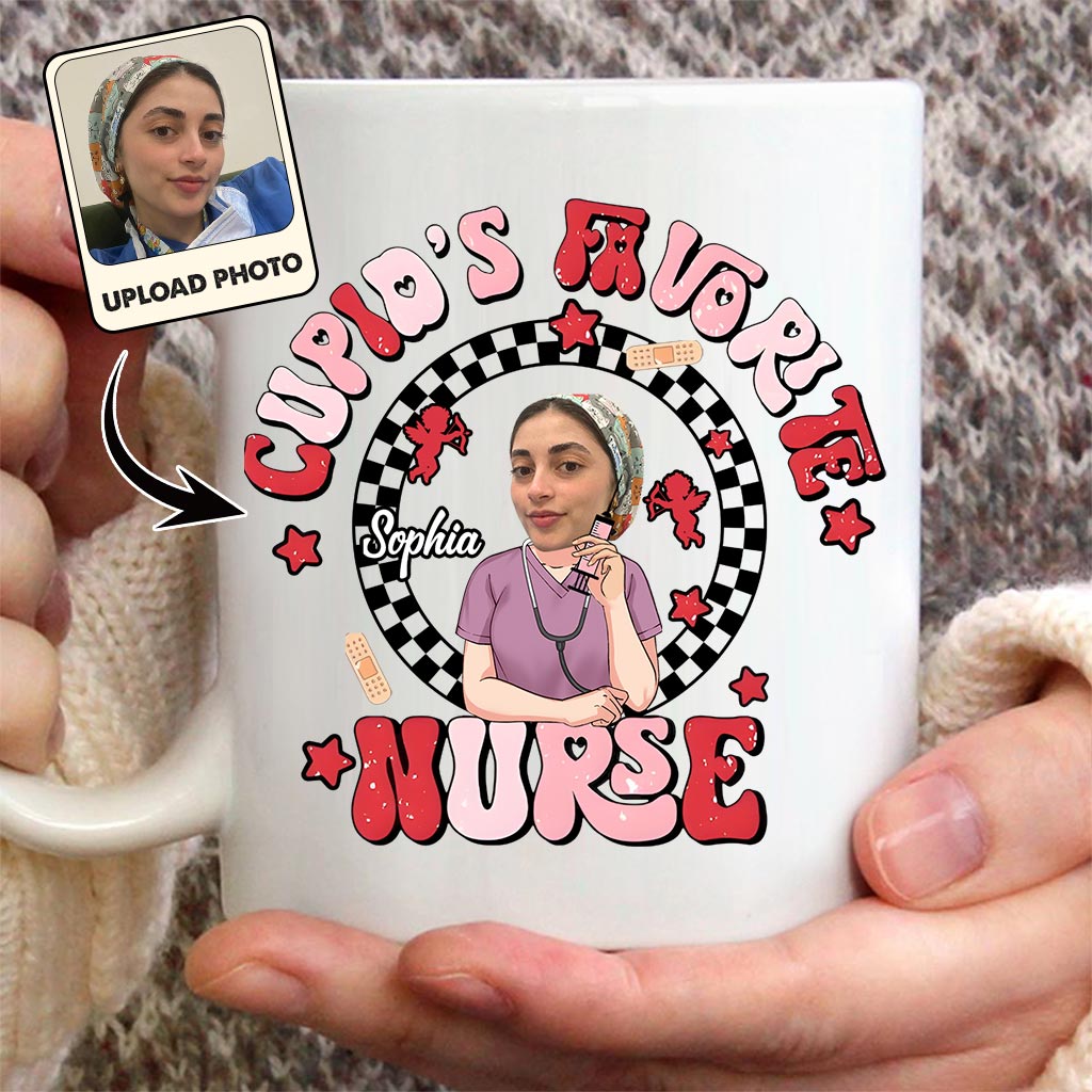 Cupid Lieblingskrankenschwester - Personalisierte Krankenschwester-Tasse